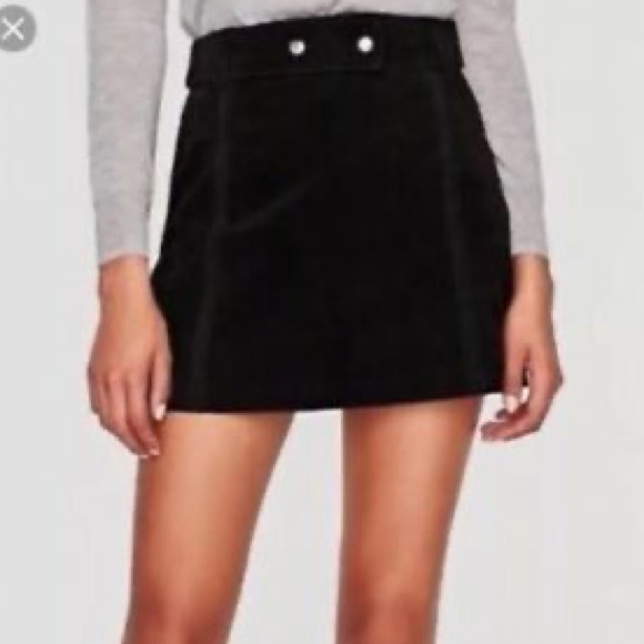 NWT Zara Suede Skirt - Picture 2 of 6